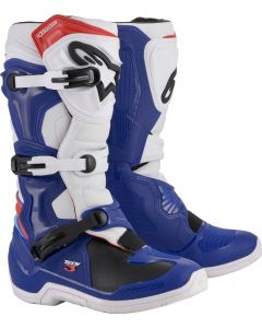 Alpinestars TECH 3 Crosslaarzen (blauw / wit / rood)