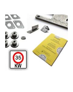 35KW kit voor Kawasaki ER-6f/ABS met TÜV certificaat