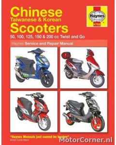 Werkplaatsboek Haynes CHINEESE TAIWANEESE & KOREAANSE SCOOTERS