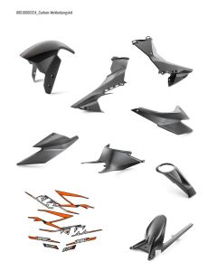 KTM Carbon Kuip kit - 1290 Super Duke R / Evo