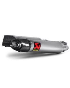 Titanium slip-on line uitlaat Aprilia SHIVER 750 / GT 2010 / 2015 van Akrapovic